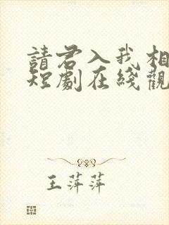 请君入我相思局短剧在线观看