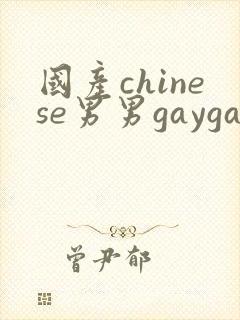 国产chinese男男gaygay无套网站封面
