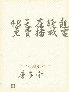 48天在线观看免费播放电视剧封面
