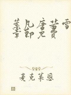 叶凡唐若雪最新章节免费