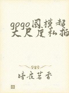 gogo国模超大尺度私拍