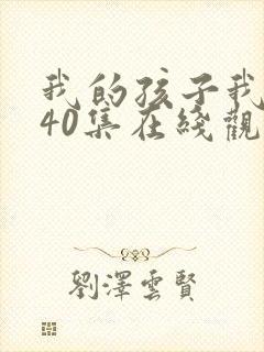 我的孩子我的家40集在线观看