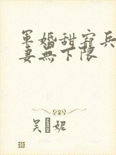 军婚甜宠兵哥宠妻无下限封面