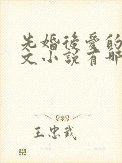 先婚后爱的高干文小说有哪些