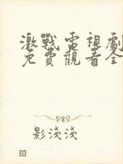 激战电视剧高清免费观看全集剧情