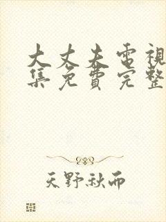 大丈夫电视剧全集免费完整版高清在线观看