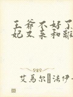 王爷不好了,王妃又来和离了完整版