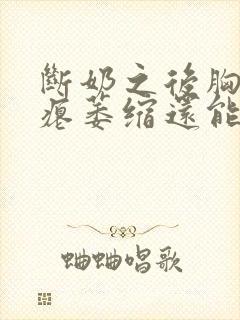 断奶之后胸变干瘪萎缩还能恢复吗