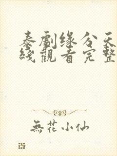 泰剧缘分天空在线观看完整免费高清