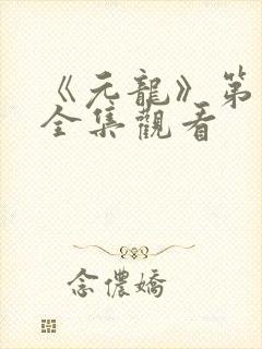 《元龙》第二季全集观看
