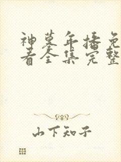 神墓年播免费观看全集完整版封面