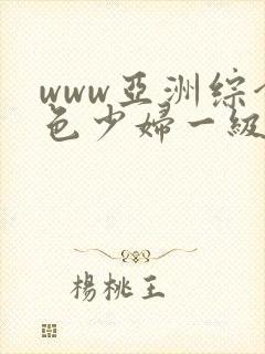 www亚洲综合色少妇一级av