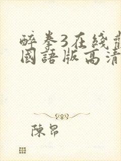 醉拳3在线观看国语版高清