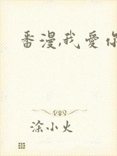番漫,我爱你封面