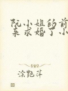 阮小姐的前夫又来求婚了小说免费阅读全本