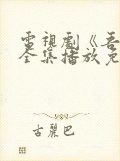 电视剧《吾岸》全集播放免费观看封面