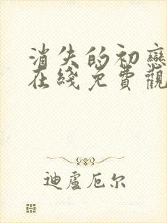 消失的初恋全集在线免费观看