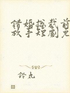 错婚总裁前夫请放手短剧免费观看
