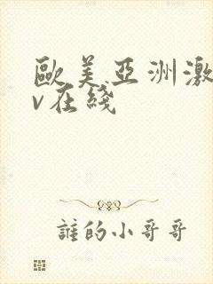 欧美亚洲激情av在线