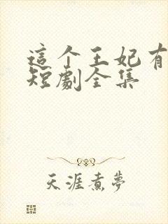 这个王妃有点野短剧全集封面
