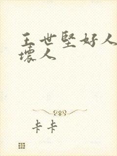 王世坚好人还是坏人
