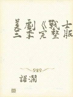 美剧《战士》第三季完整版在线观看