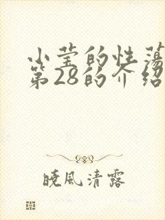 小莹的性荡生活第28的介绍