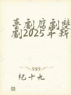 台剧腐剧双男主剧2025年新剧