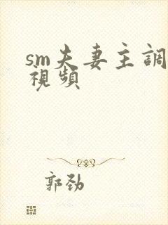 sm夫妻主调教视频