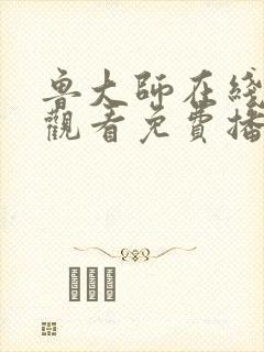 鲁大师在线视频观看免费播放电视剧