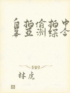 自拍偷拍中文字幕亚洲综合封面