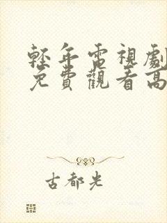 轻年电视剧全集免费观看高清