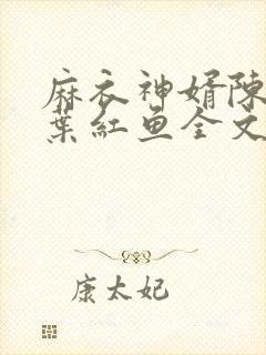 麻衣神婿陈黄皮叶红鱼全文阅读
