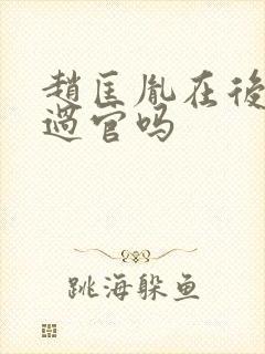 赵匡胤在后晋当过官吗