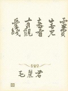 爱有来生电影在线观看免费