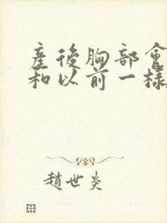 产后胸部会恢复和以前一样大吗
