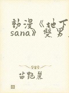 动漫《地下偶像sana》双男主封面