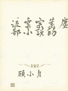 流云宗叶尘是哪部小说的封面