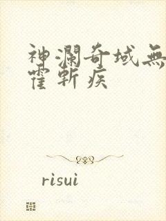 神澜奇域无双珠霍斩疾