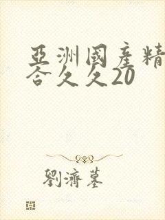 亚洲国产精品综合久久20封面