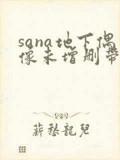 sana地下偶像未增删带