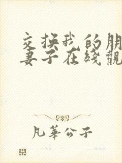 交换我的朋友的妻子在线观看