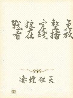 战狼完整免费观看在线播放版国语高清封面