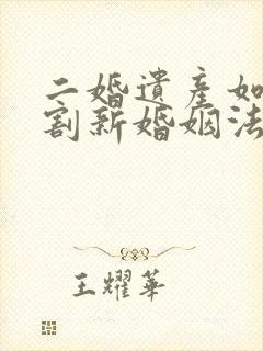 二婚遗产如何分割新婚姻法