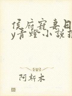 侯府宠妻日常by青灯小说推荐
