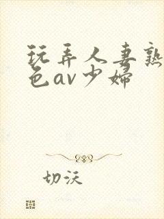 玩弄人妻熟妇性色av少妇