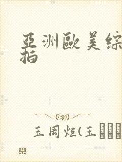 亚洲欧美综合偷拍