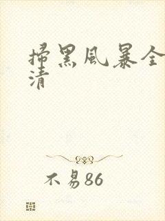 扫黑风暴全集高清