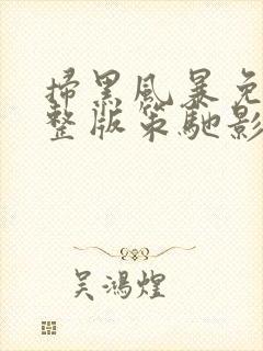 扫黑风暴免费完整版策驰影院20