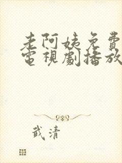 老阿姨免费高清电视剧播放